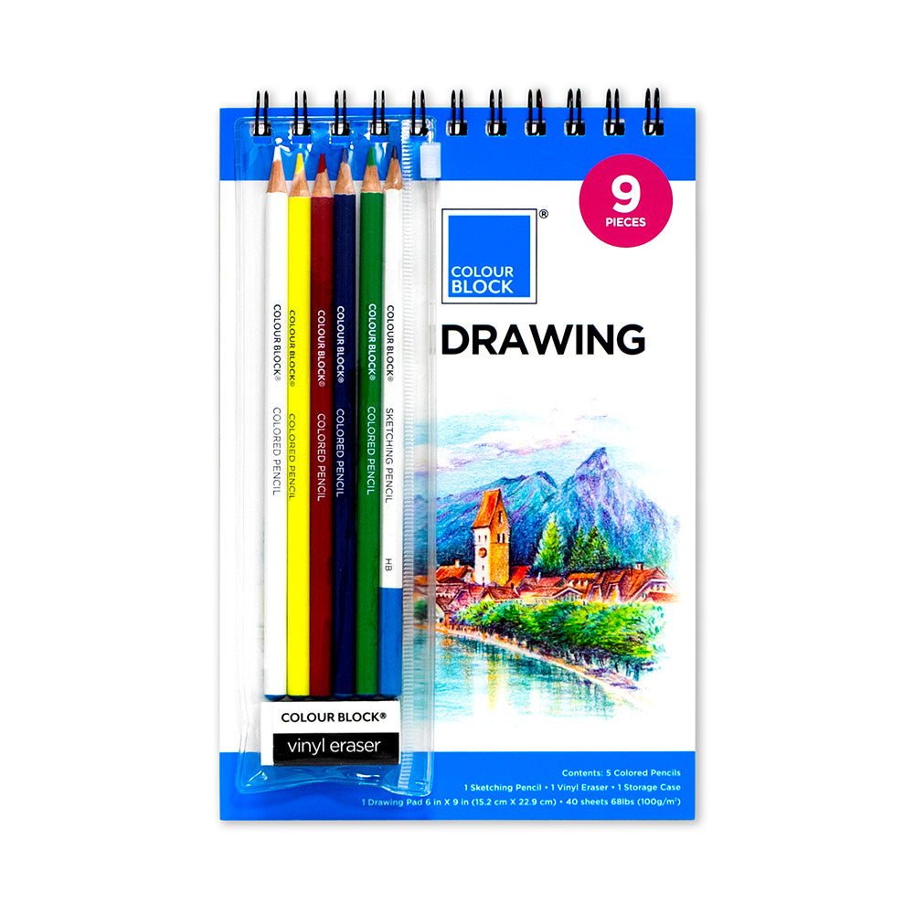 ✨新上市【COLOUR BLOCK】初學者入門組合 從色鉛筆、水彩到馬克筆,一套開啟你的創作旅程