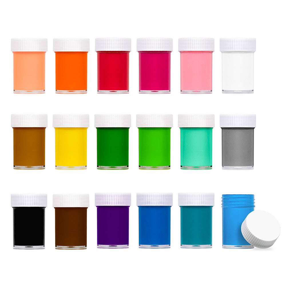 【COLOUR BLOCK】18色 罐裝壓克力顏料 基礎色組