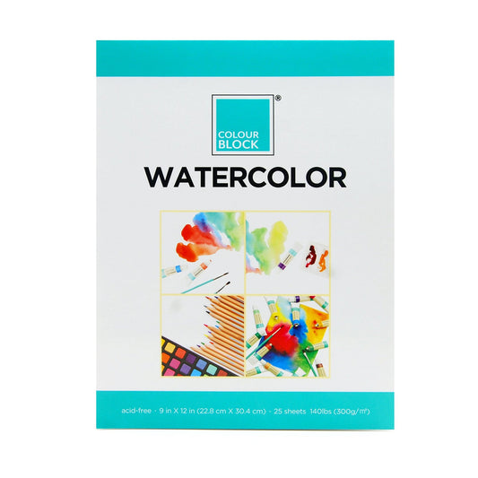 【COLOUR BLOCK】厚磅水彩本25頁