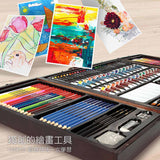 【ARTGYLE】系列 155 PCS 雙開木盒美術繪畫套組